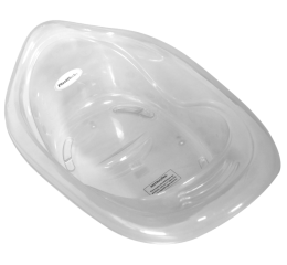 BANHEIRA PLAST.C/DRENO TRANSPARENTE 8922